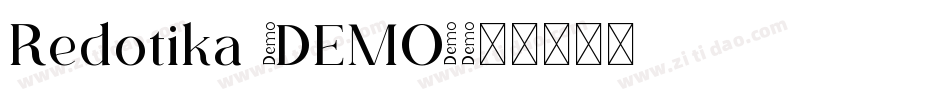 Redotika (DEMO)字体转换
